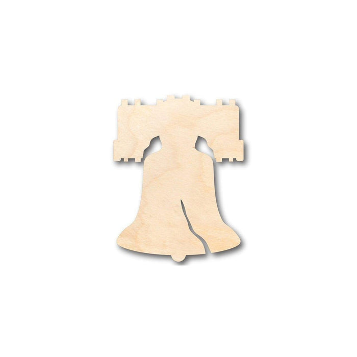 Unfinished Wood Liberty Bell Shape - Patriotic - 4th of July - Craft - up to 46" DIY