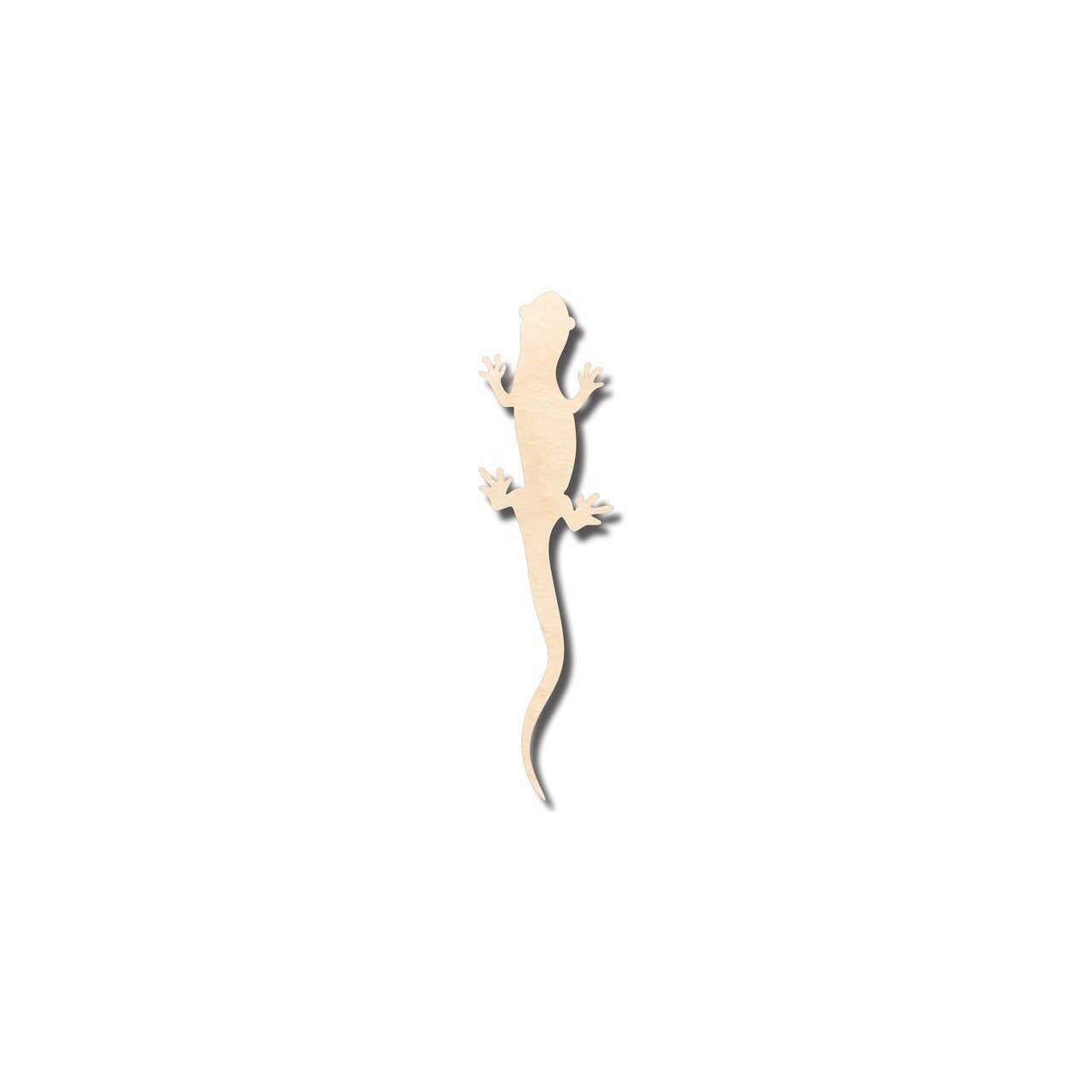 Unfinished Wood Salamander Shape - Animal - Craft - up to 46