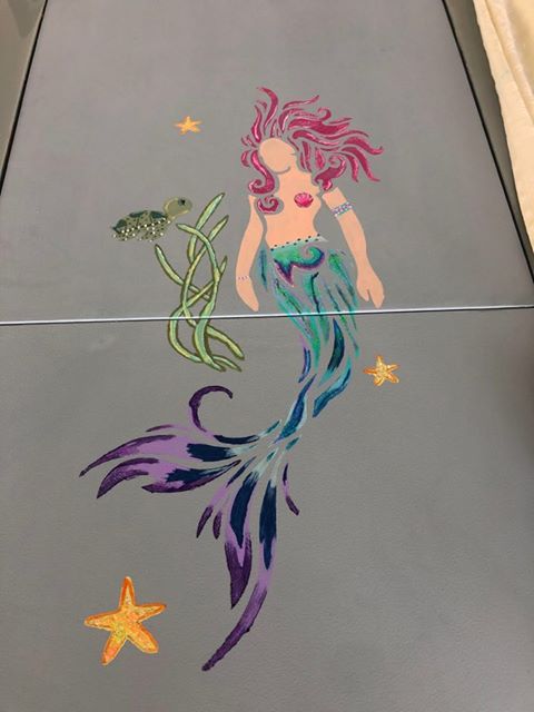 bathroom stencil