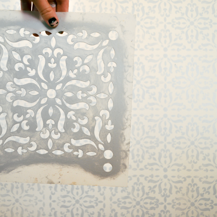 victorian tile stencil
