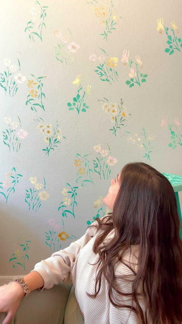 Flower stencil Daisy 