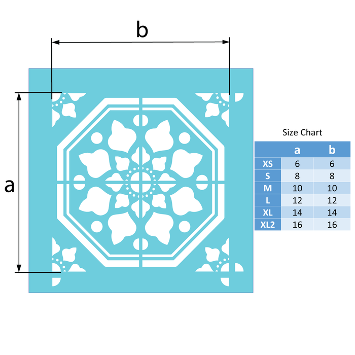 spanish tile stencil
