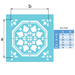 spanish tile stencil