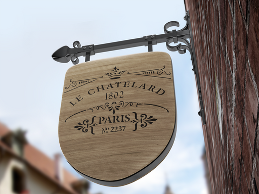 le chatelard stencil