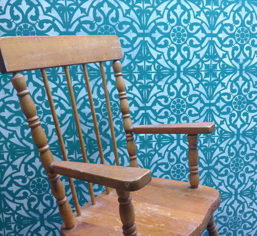 hotel tile stencil