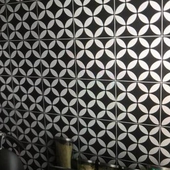 geometric Japan  pattern stencil