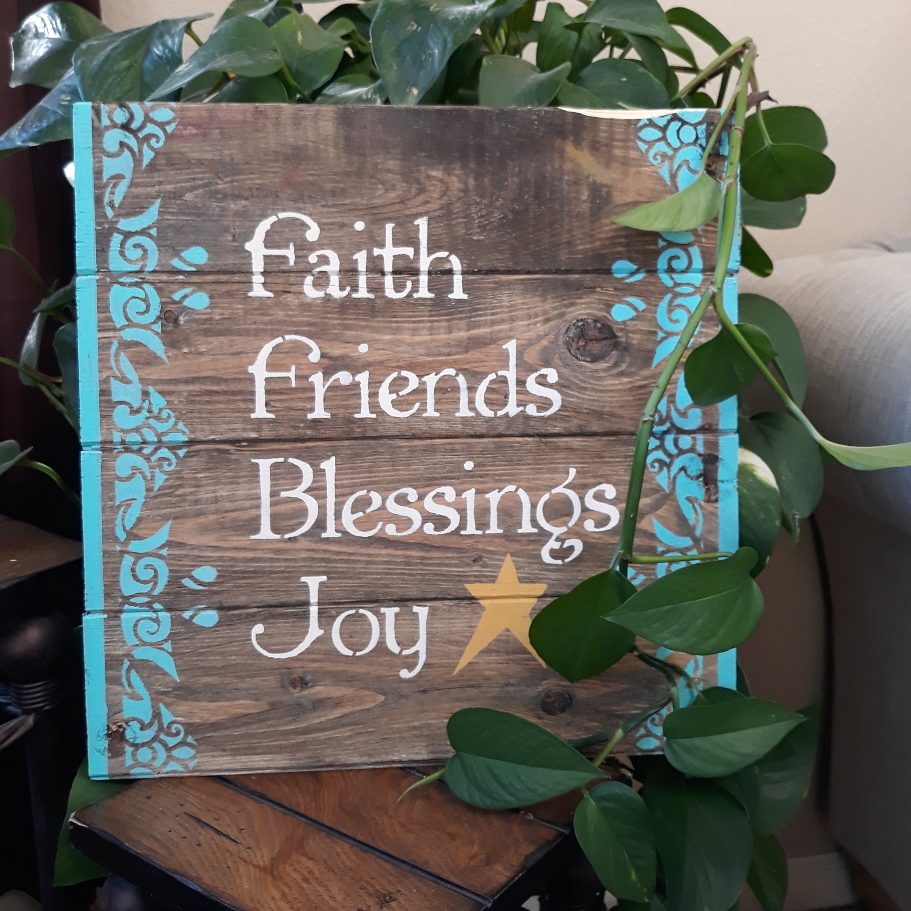 faith stencil