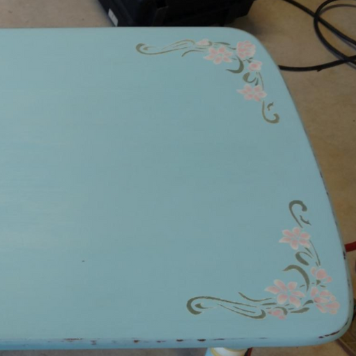 floral border stencil