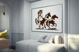wild horse stencil