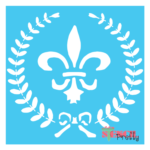 fleur de lis stencil