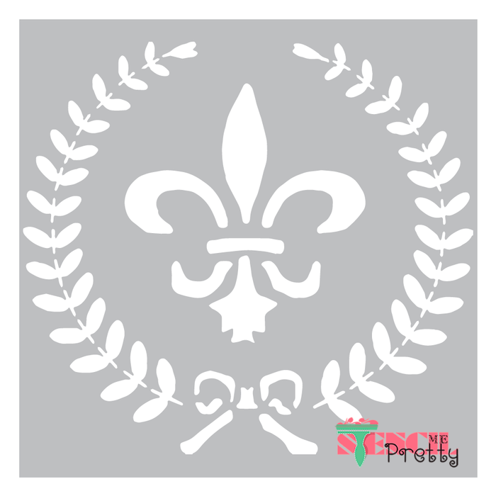 laurel wreath stencil