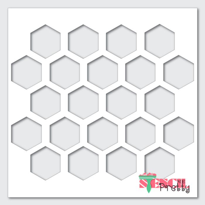 Honeycomb stencil