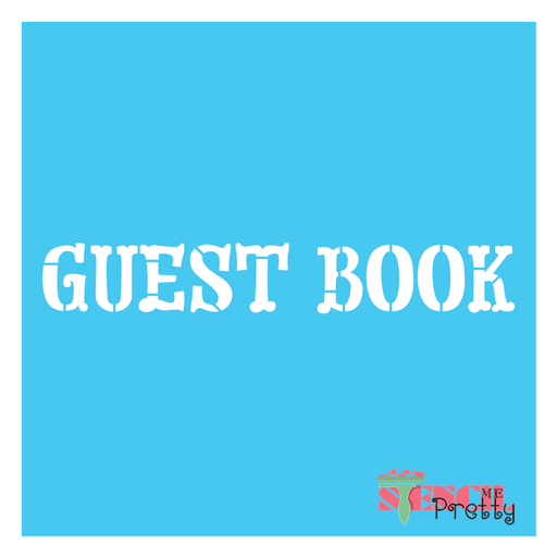 guest book stencil