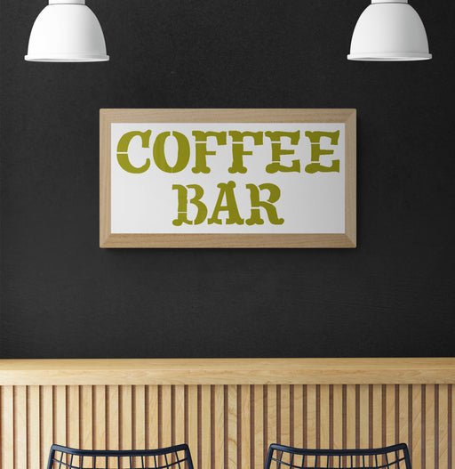 coffee bar stencil