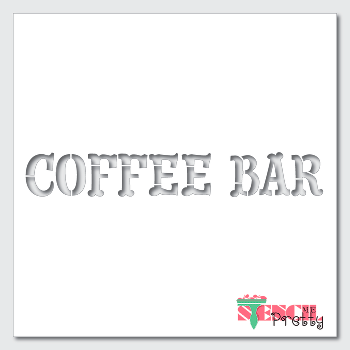 coffee stencil