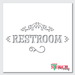 bathroom stencil