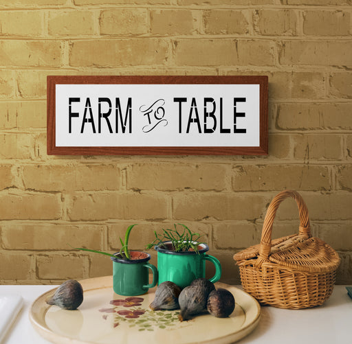 farm to table stencil