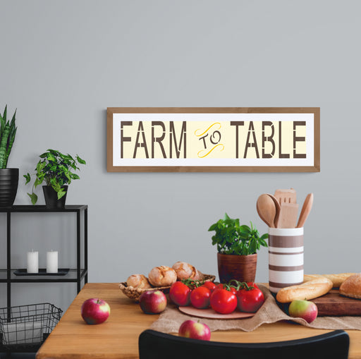 farm to table stencil