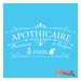 french pharmacy stencil
