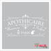 french pharmacy stencil