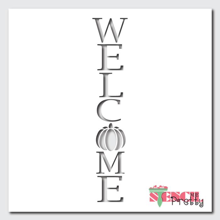 welcome sign stencil