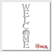 welcome sign stencil