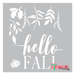 fall stencil
