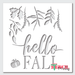 fall stencil