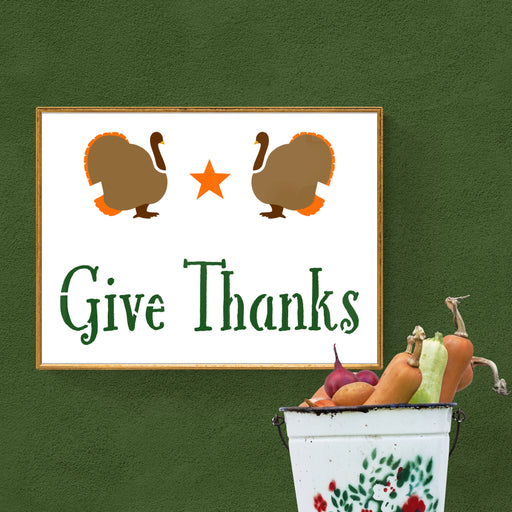 thanksgiving stencil