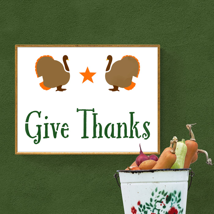thanksgiving stencil