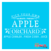 fresh apple cider stencil