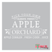 apple juice stencil