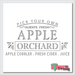 apple cobbler sencil