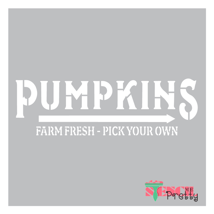pick your own pumpkin stencil