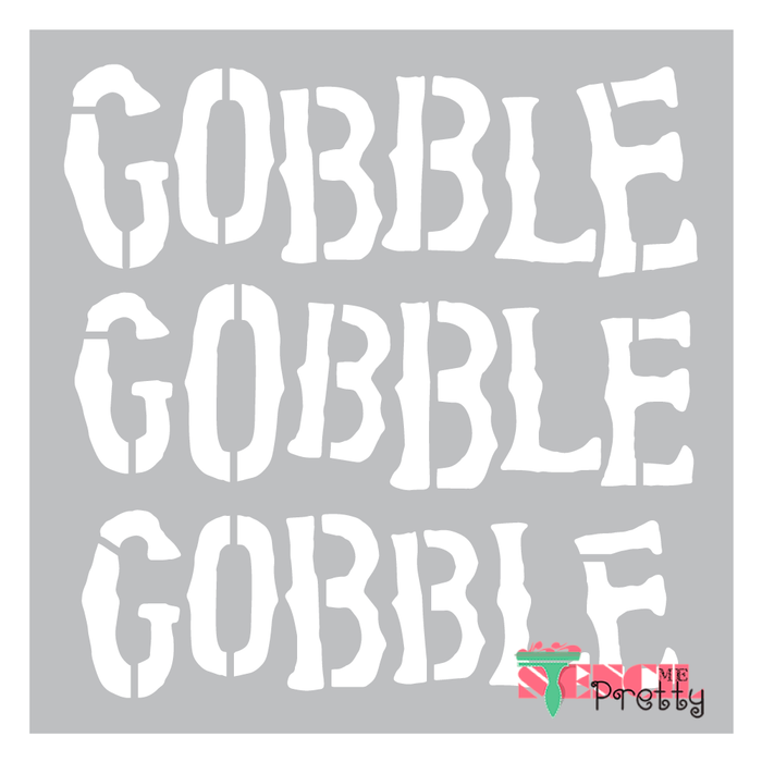 gobble stencil