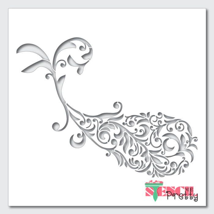 accent wall stencil