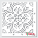 museum tile stencil