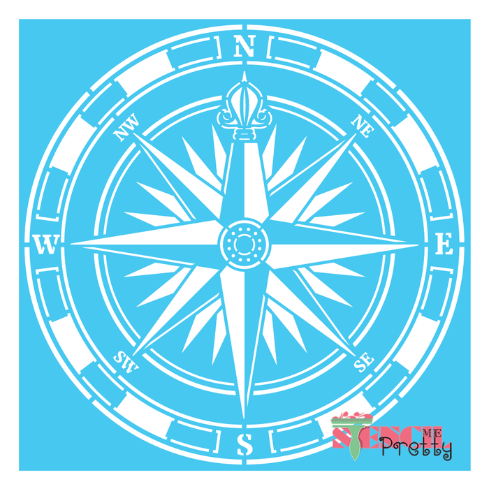 italian compass stencil