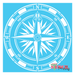italian compass stencil