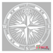marine compass stencil
