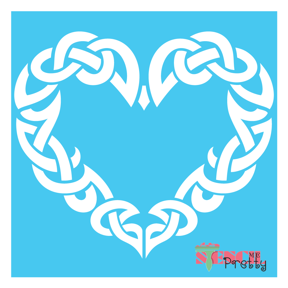 viking heart stencil