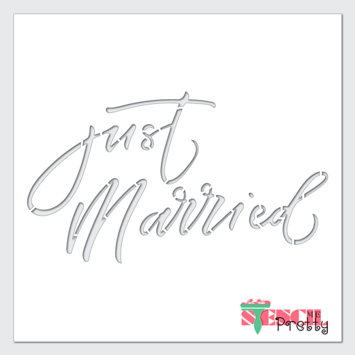 wedding day stencil