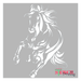 wild mustang stencil