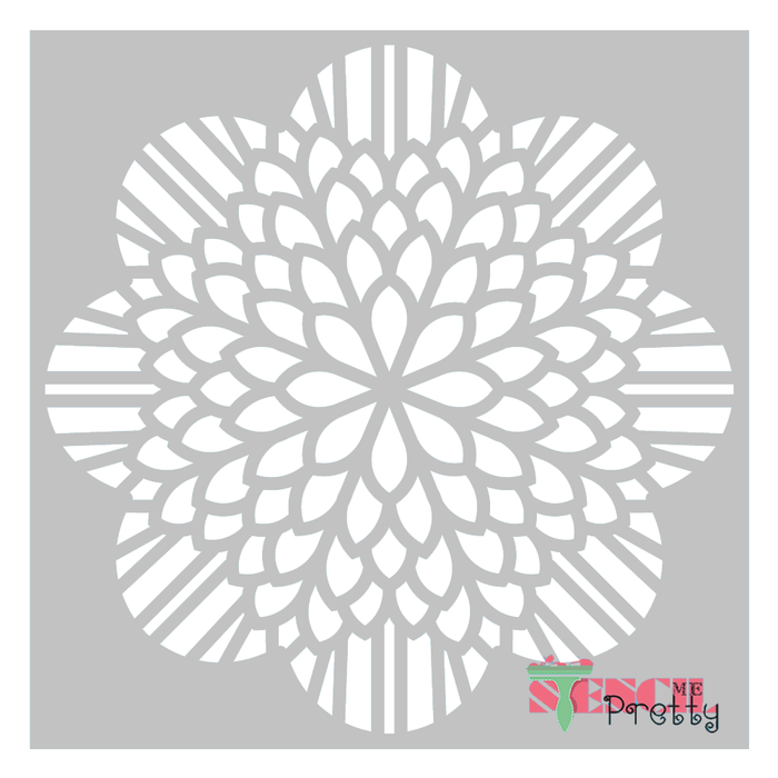 mexican mandala stencil