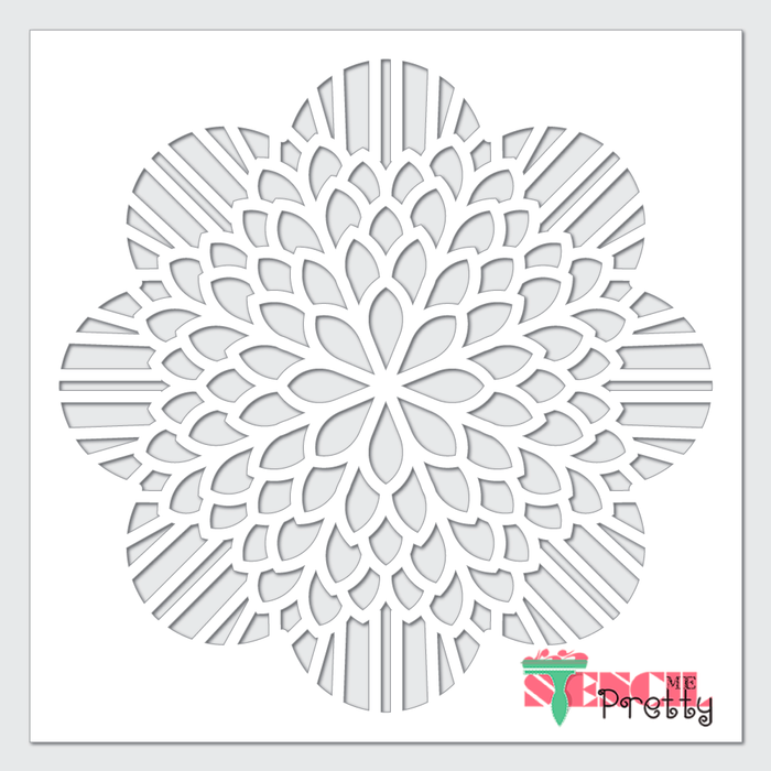 mexican mandala stencil