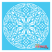 african mandala stencil