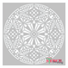 african mandala stencil