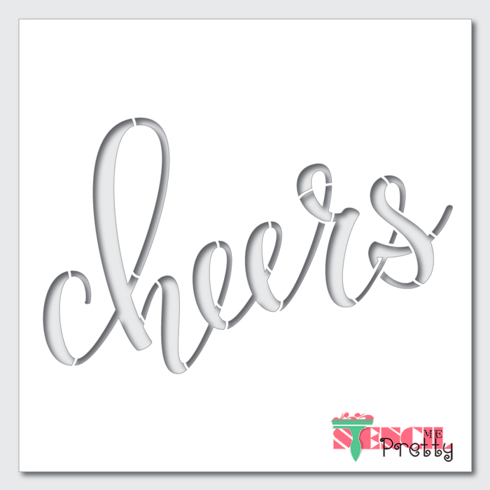 cheers stencil