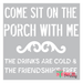 porch stencil