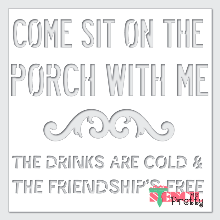 friendship stencil